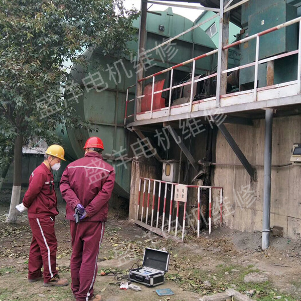 徐州风机维修现场